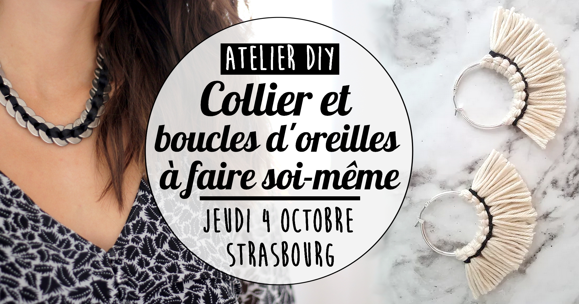 Atelier DIY : création de bijoux (Boucles d’oreilles ethniques ou collier chic)