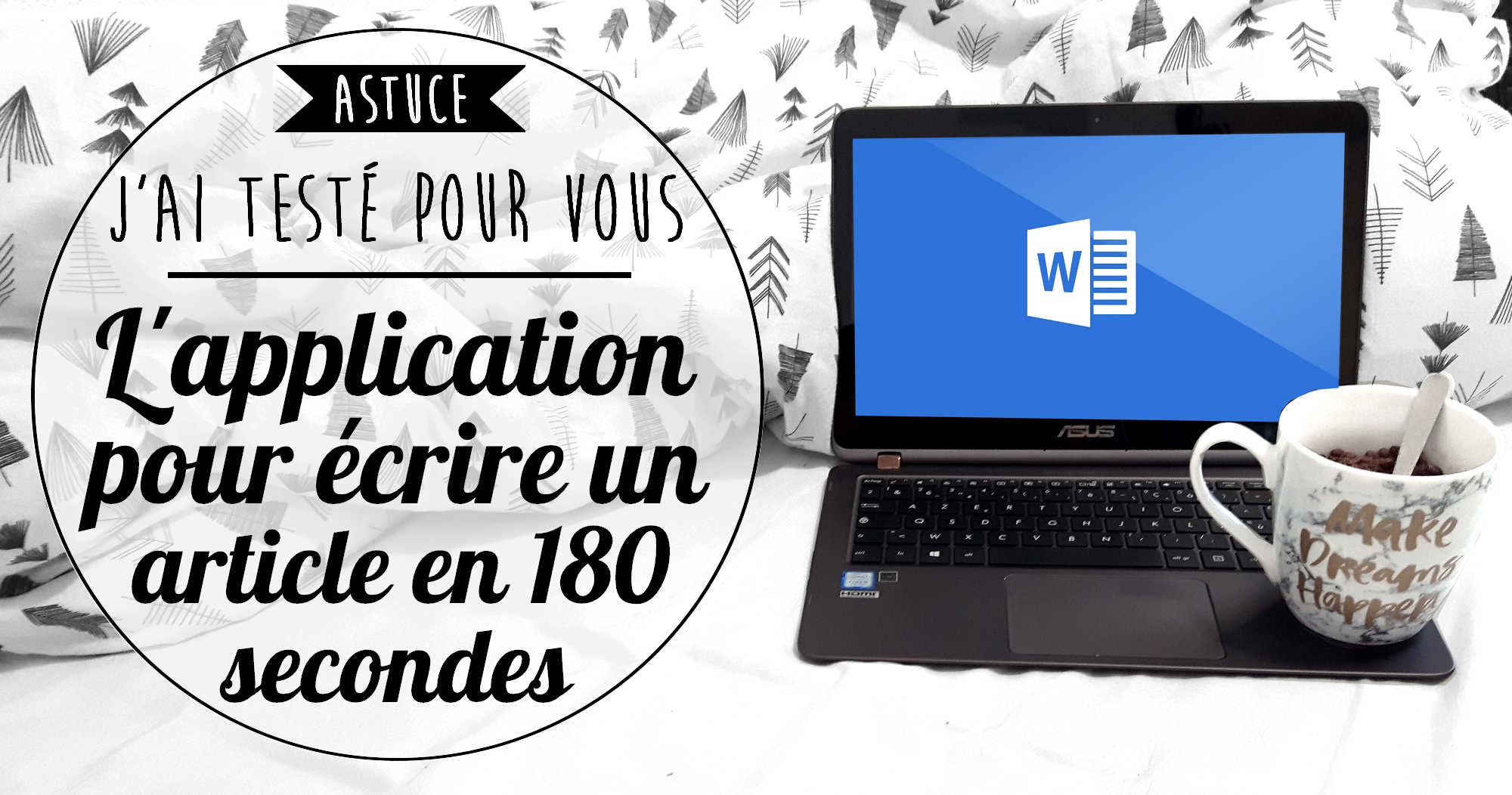 Crash test : l’application pour écrire un article en 180 secondes