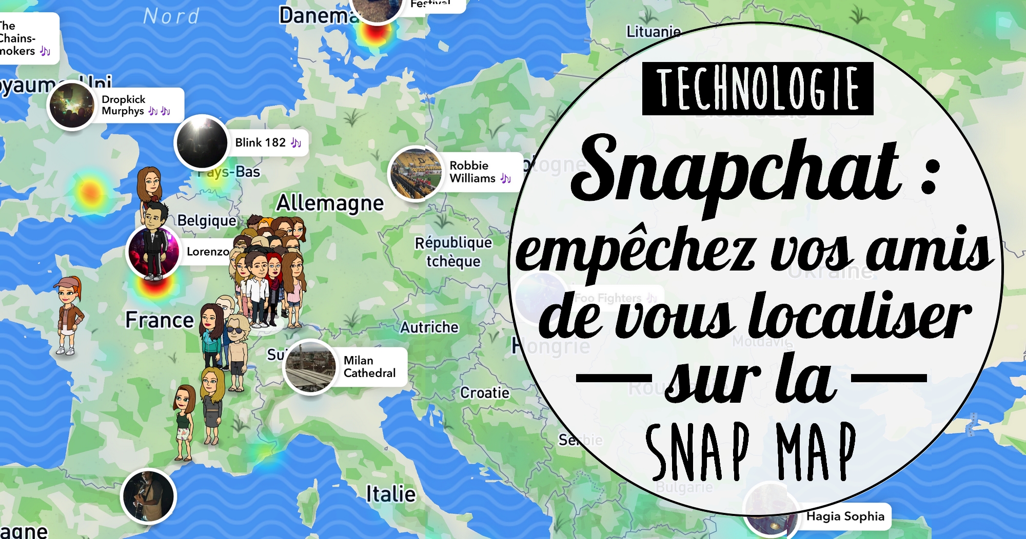 Snapchat : empêchez vos amis de vous localiser sur la carte