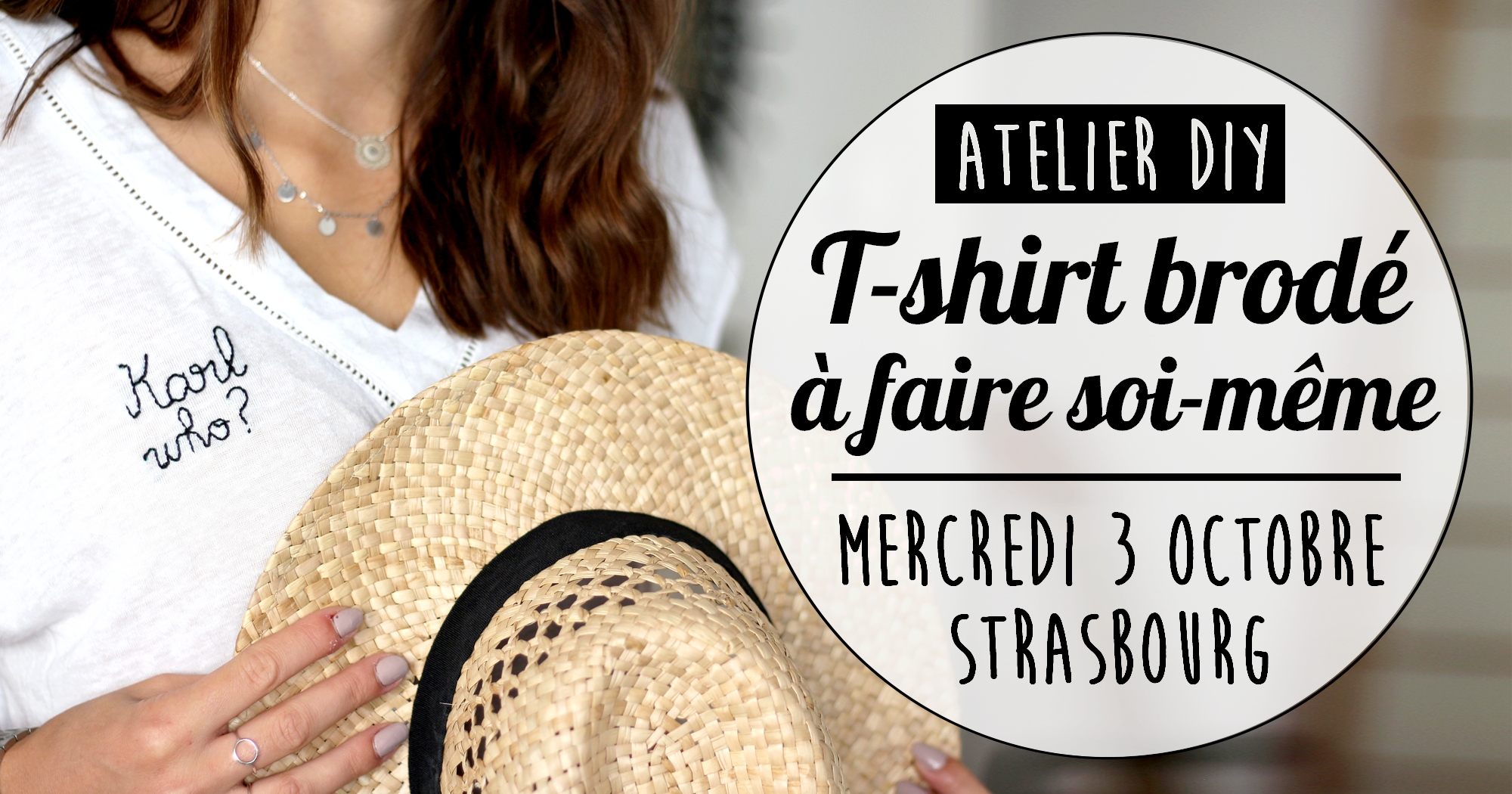 Atelier DIY : Viens faire ton T-shirt à message brodé