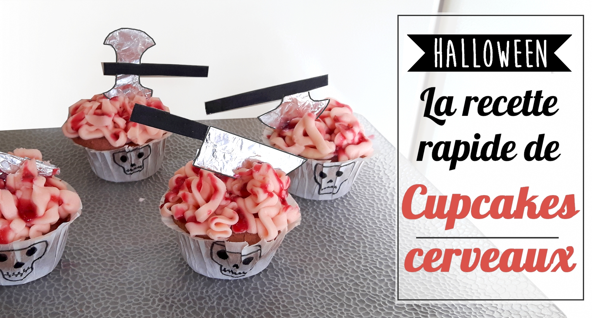 Halloween : la recette facile et rapide de cupcakes cerveaux