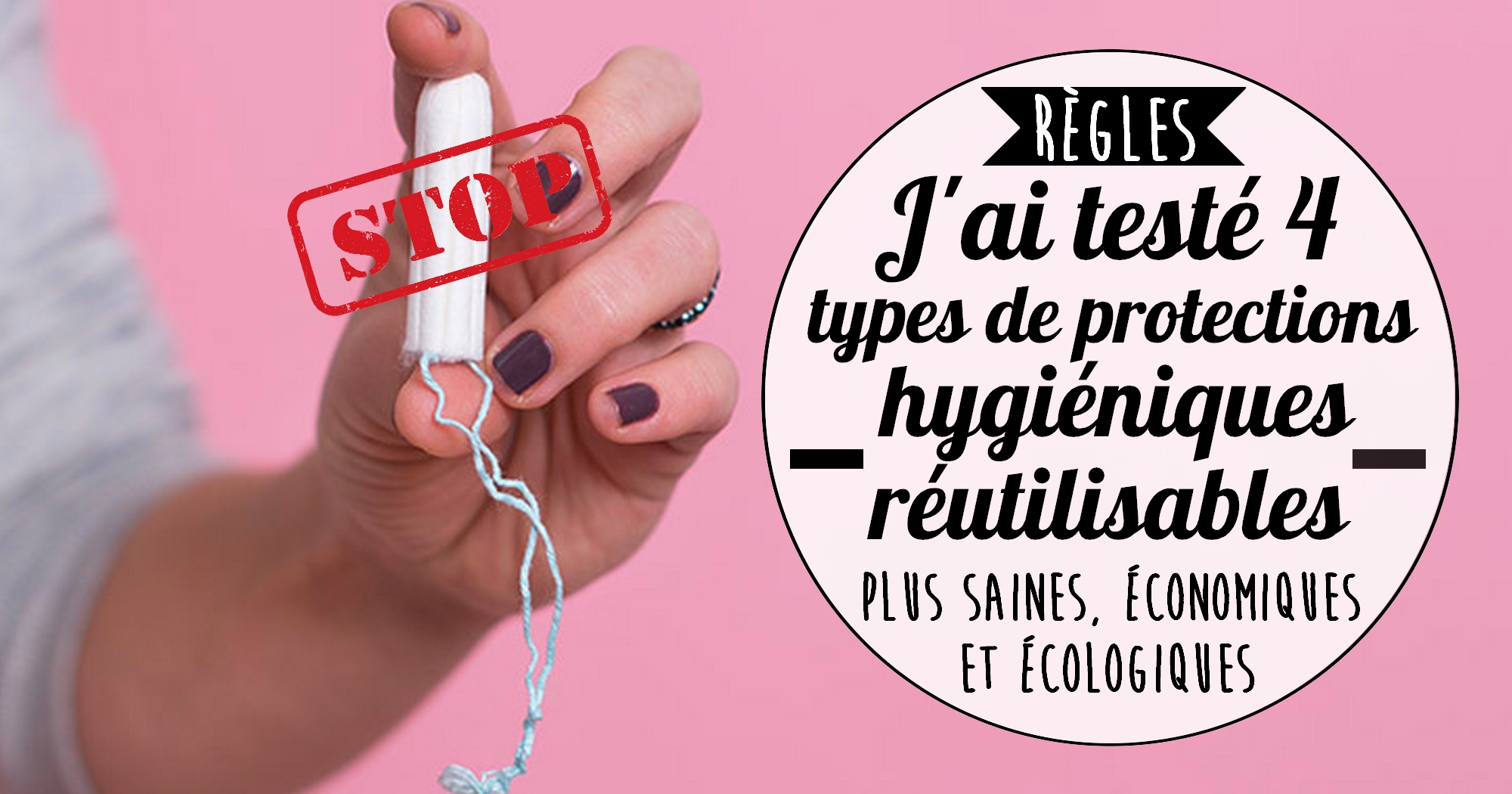 Toujours du glyphosate dans les tampons et serviettes hygiéniques