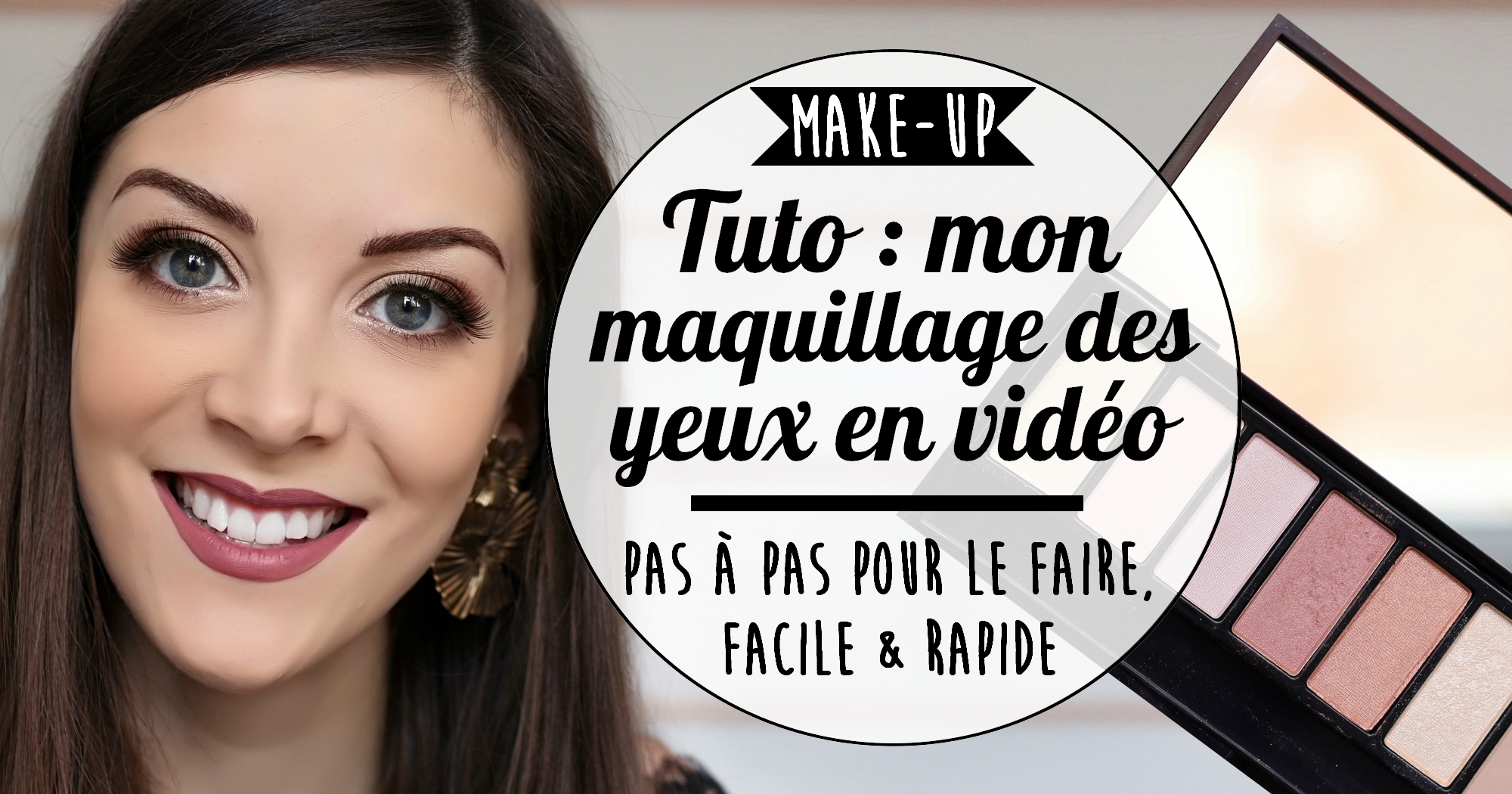 Tuto make-up : mon maquillage des yeux dans les tons rosés (vidéo)