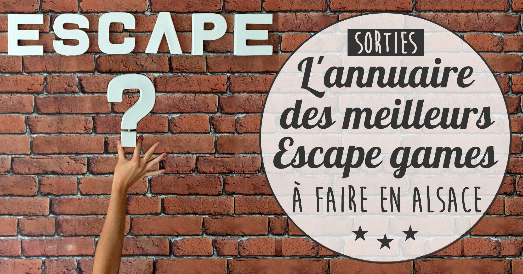 L’annuaire des Escape Games en Alsace