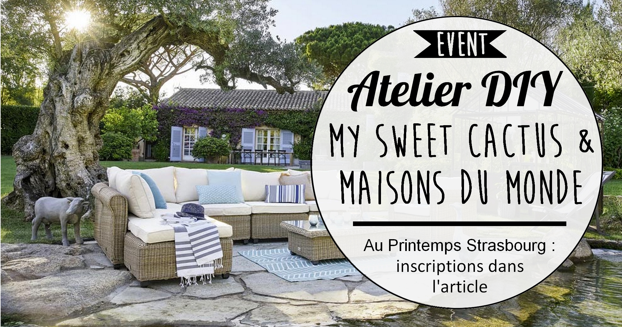 Atelier DIY My sweet cactus X Maisons du Monde