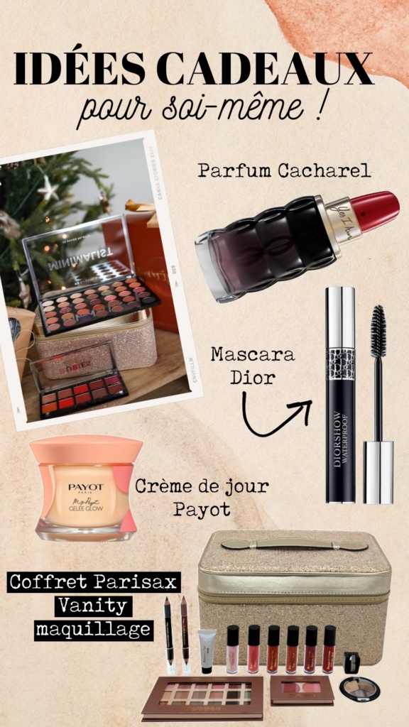 idées cadeaux de Noël beauté à s'offrir à soi-même ou à mettre sur sa wishlist