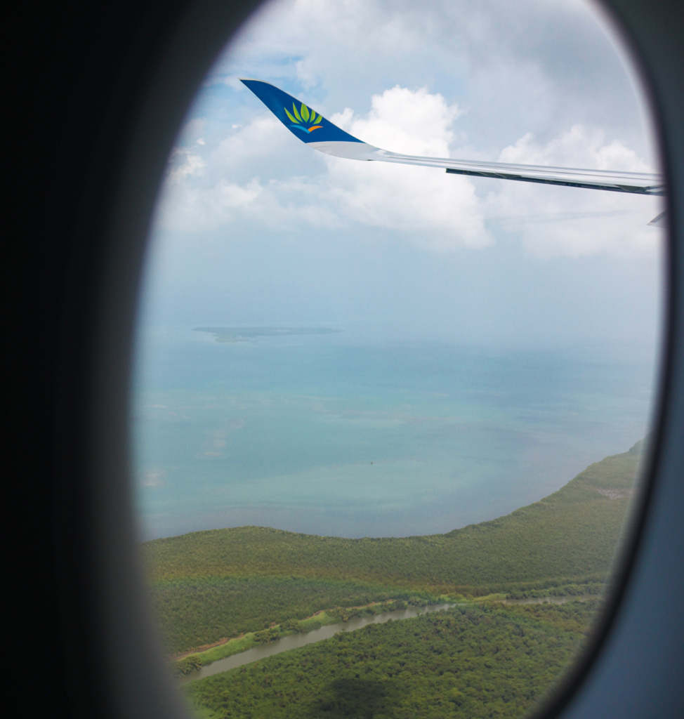 avion air caraïbes voyage en riviera des îles de Guadeloupe