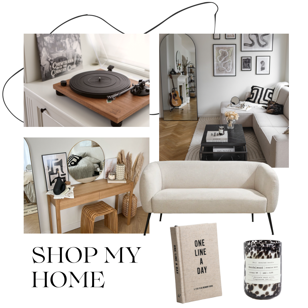 SHOP MY HOME :  les références de mes meubles, déco, livres, électroménagers…