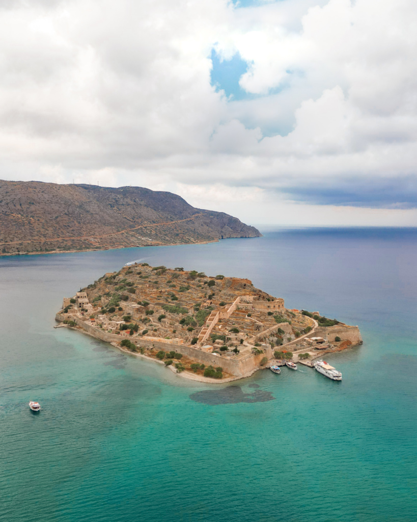 Spinalonga crête Grèce