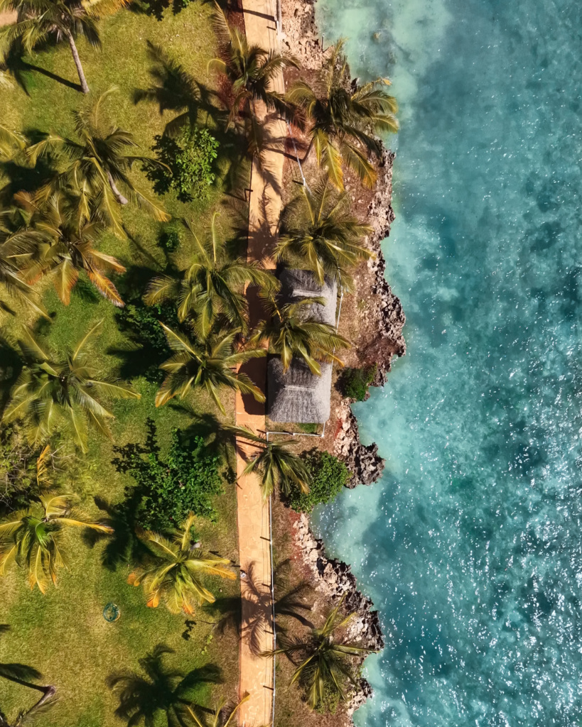 Kizimkazi zanzibar plage drone