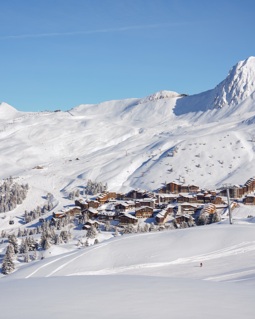 escapade à la Plagne domaine skiable paradis
