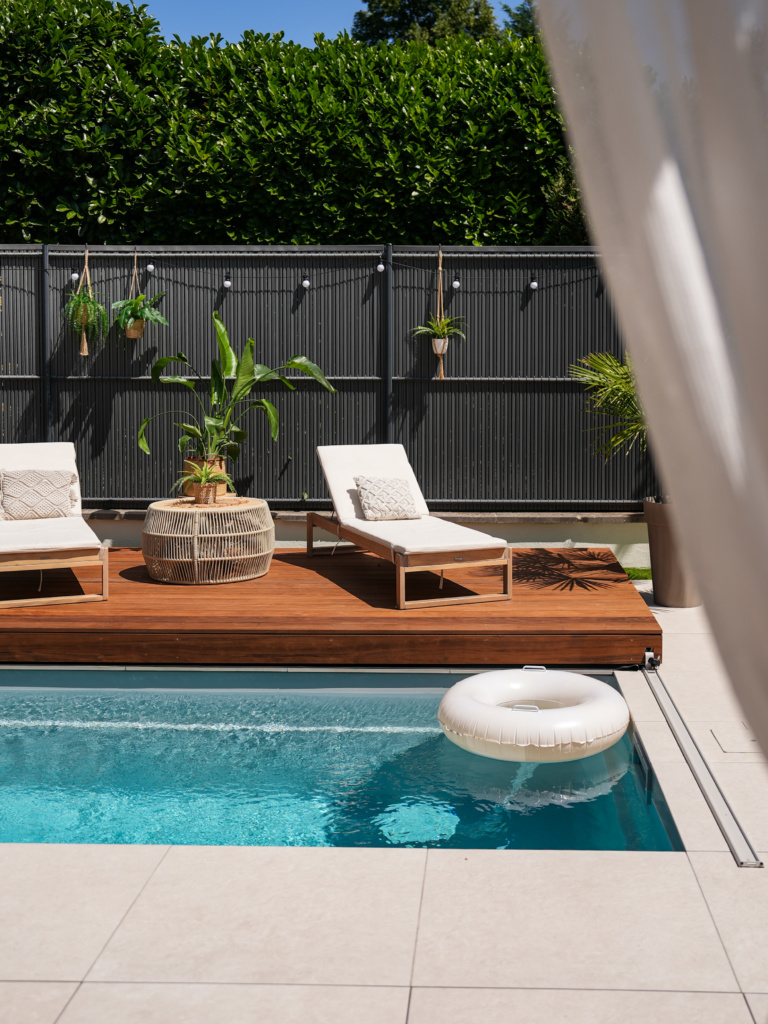 terrasse mobile diy travaux fabrication d'une terrasse mobile pour sa piscine