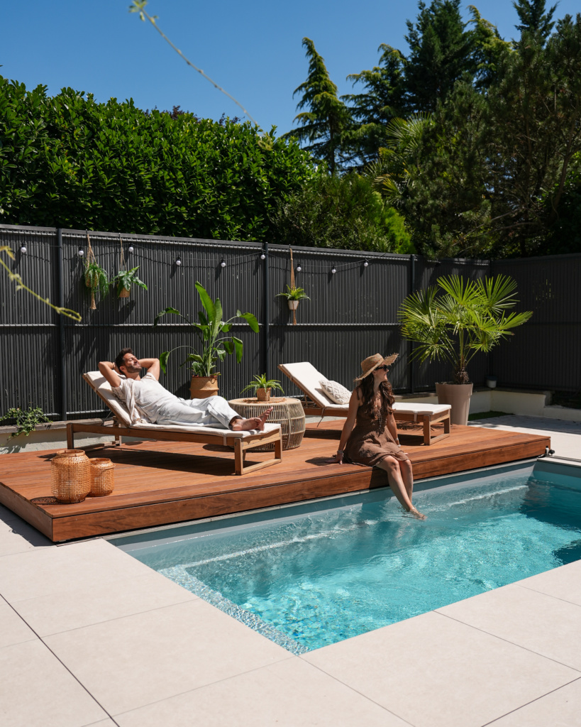 Piscine : on a construit notre terrasse mobile nous-mêmes !
