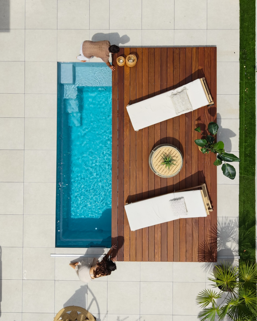 Piscine : on a construit notre terrasse mobile nous-mêmes !